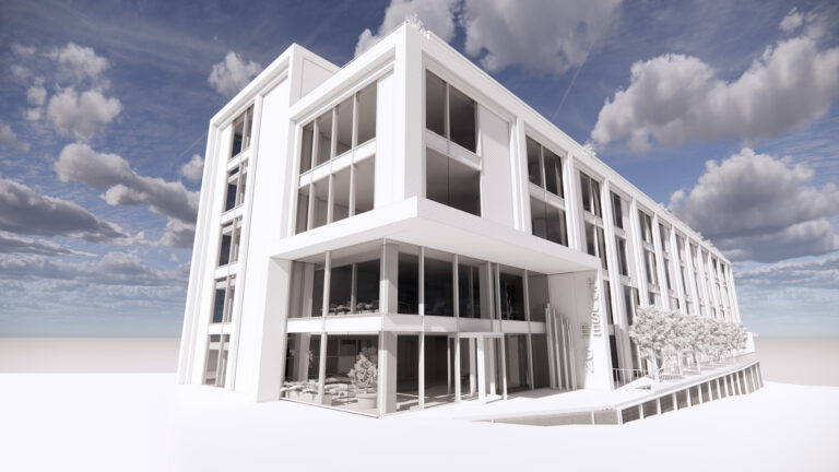 Eton House Richmond 3D render of new exterior Moorevale is involved with