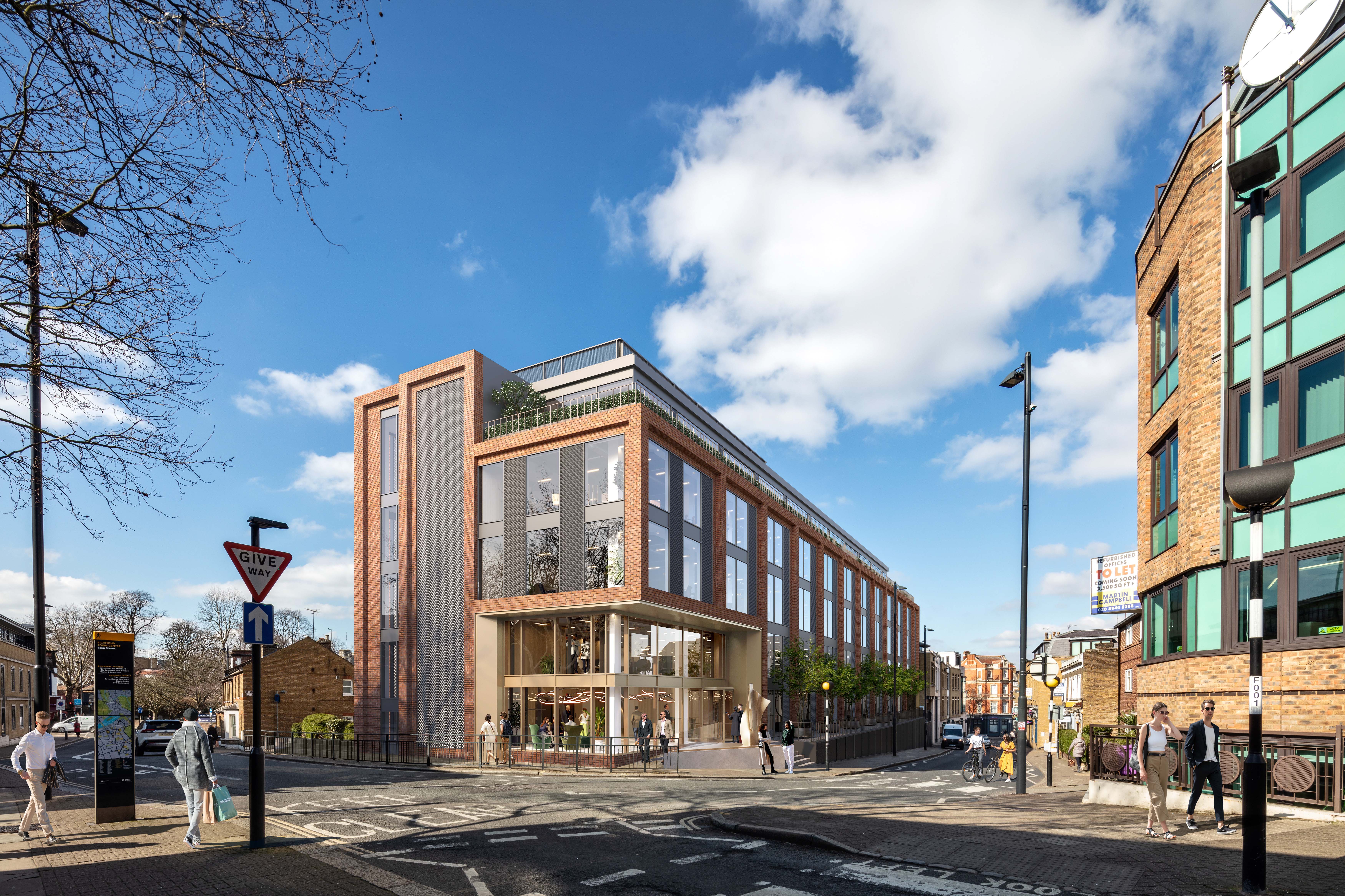 Eton House Richmond - artist's rendering of new exterior post Moorevale involvement