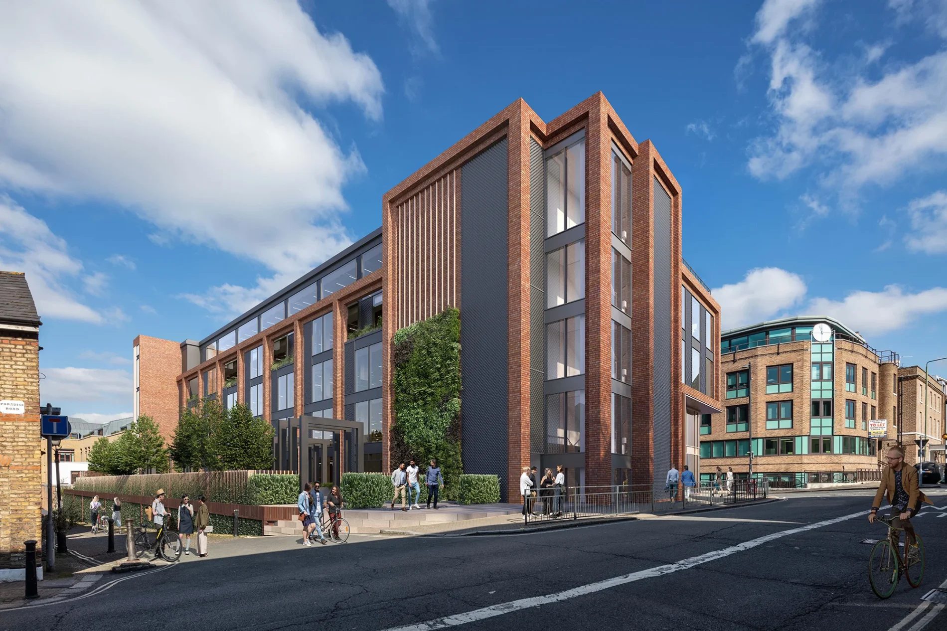 Eton House Richmond - artist's rendering of new exterior post Moorevale involvement, side view